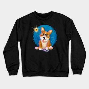 Corgi Gamer Crewneck Sweatshirt